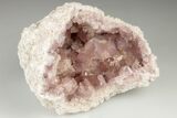 Sparkly, Pink Amethyst Geode Half - Argentina #195424-2